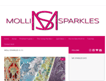 Tablet Screenshot of mollisparkles.com